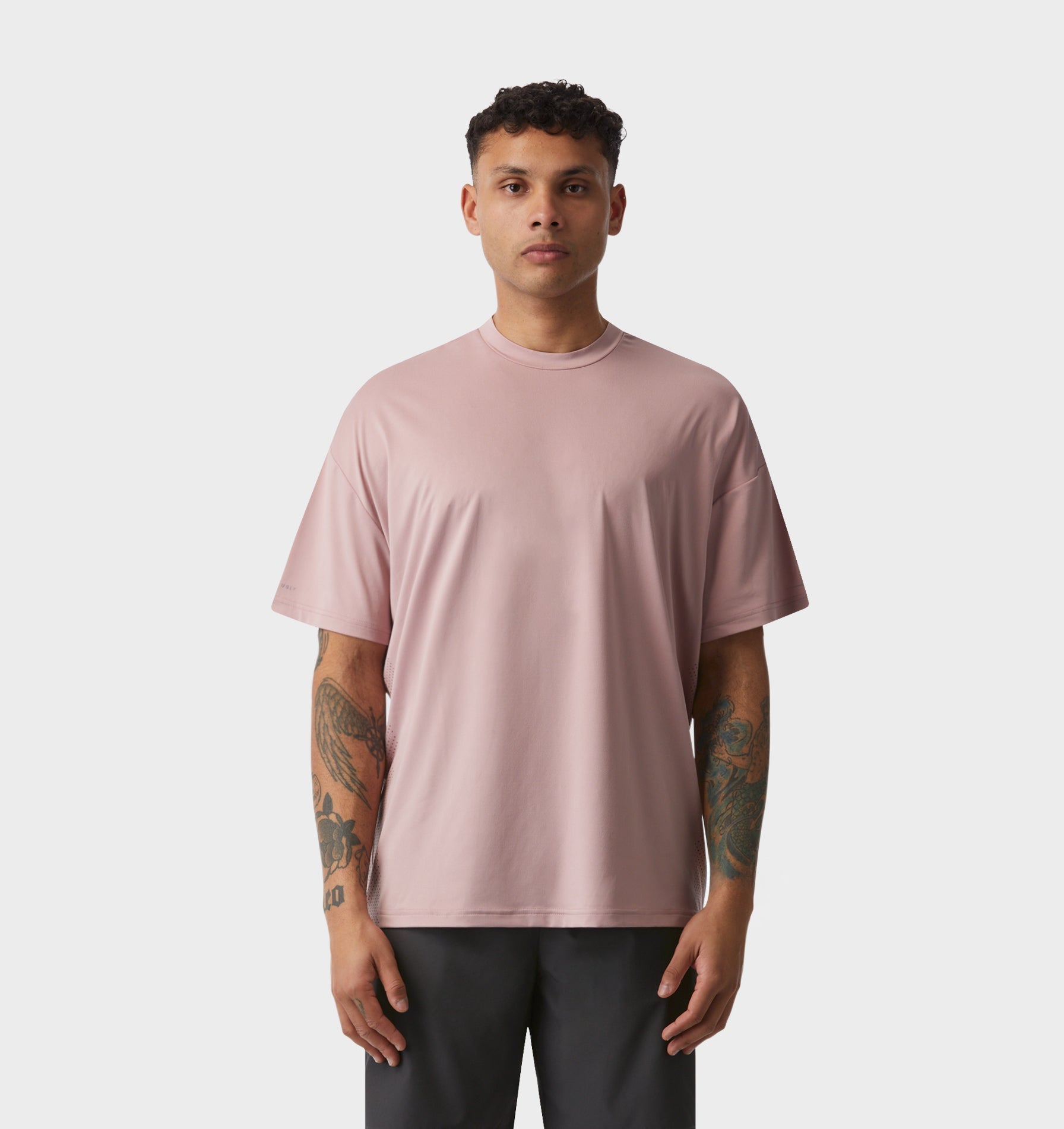 Active Box Tee - Dusky Pink