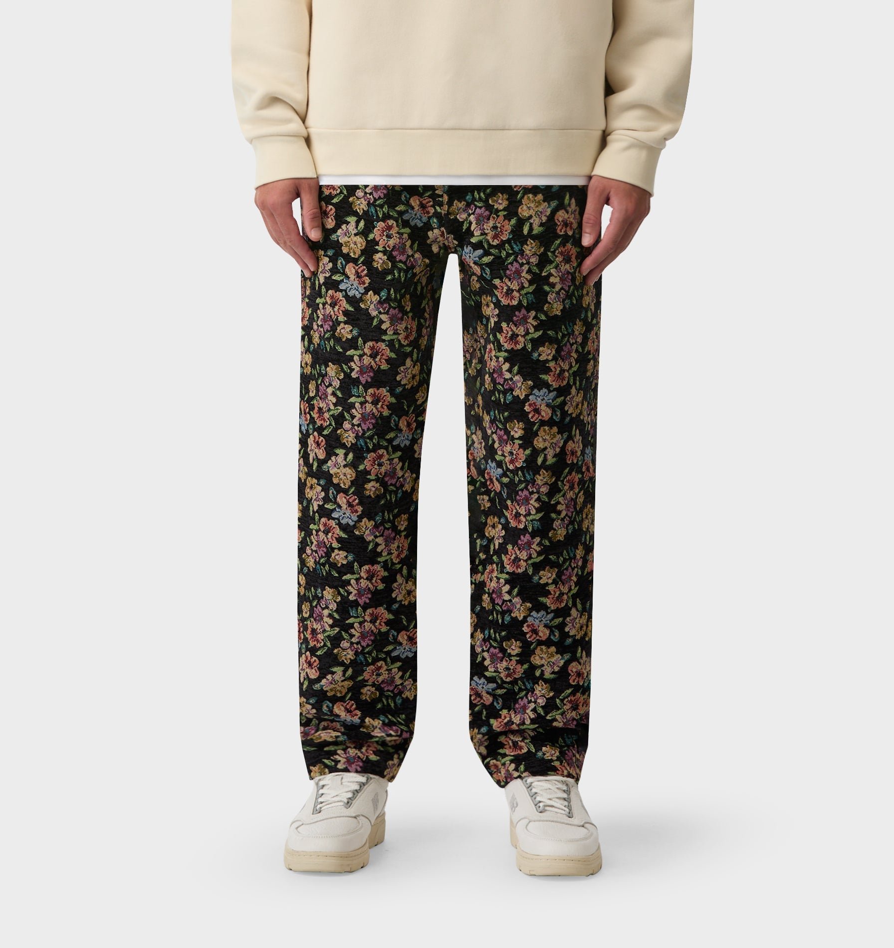 Uniform Straight Pant - Dark Floral | I Love Ugly US