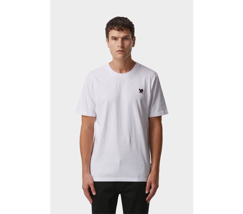Rose and Dagger Chester Tee - White