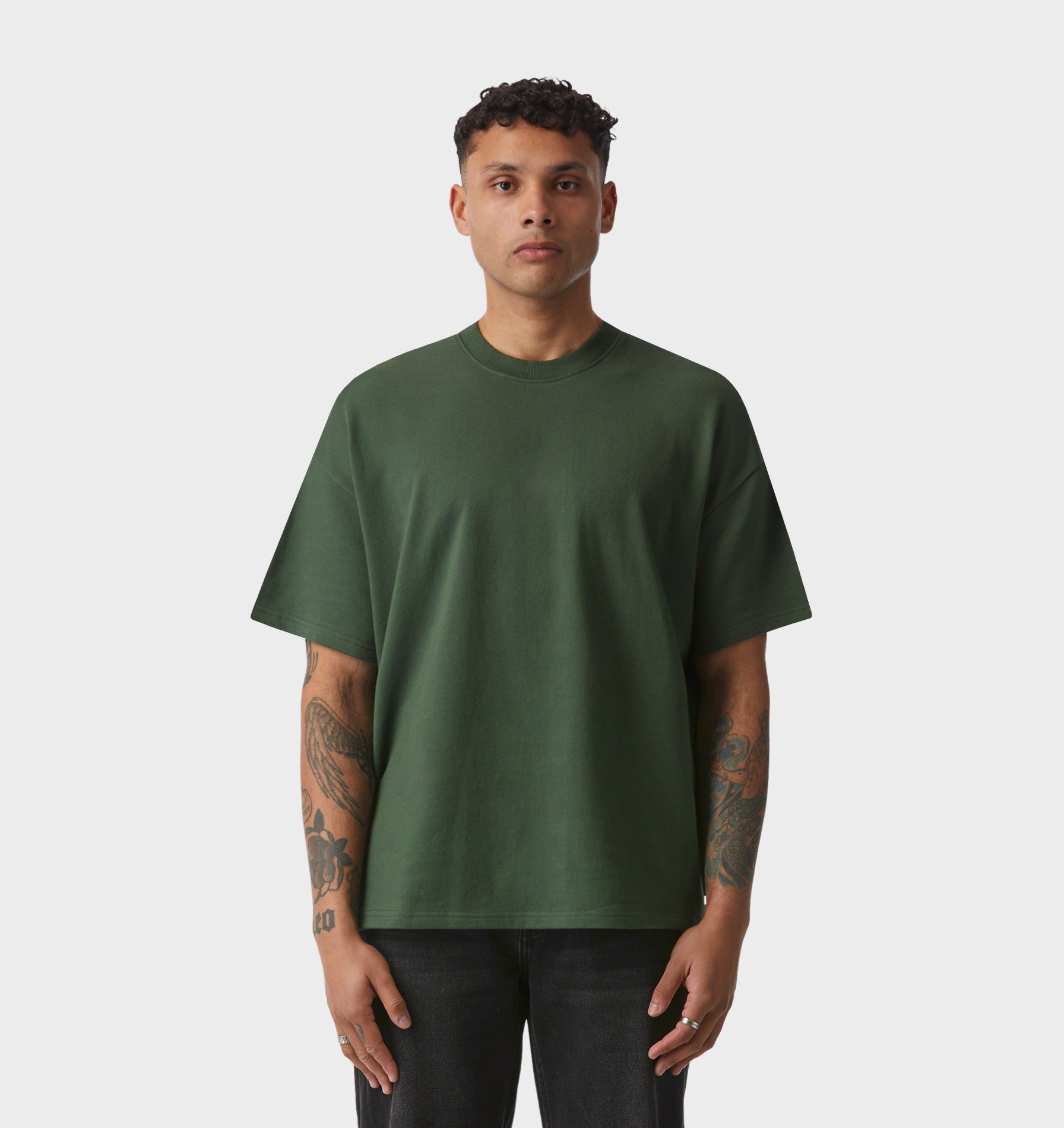 Heavy Box Tee 2.0 - Forest Green