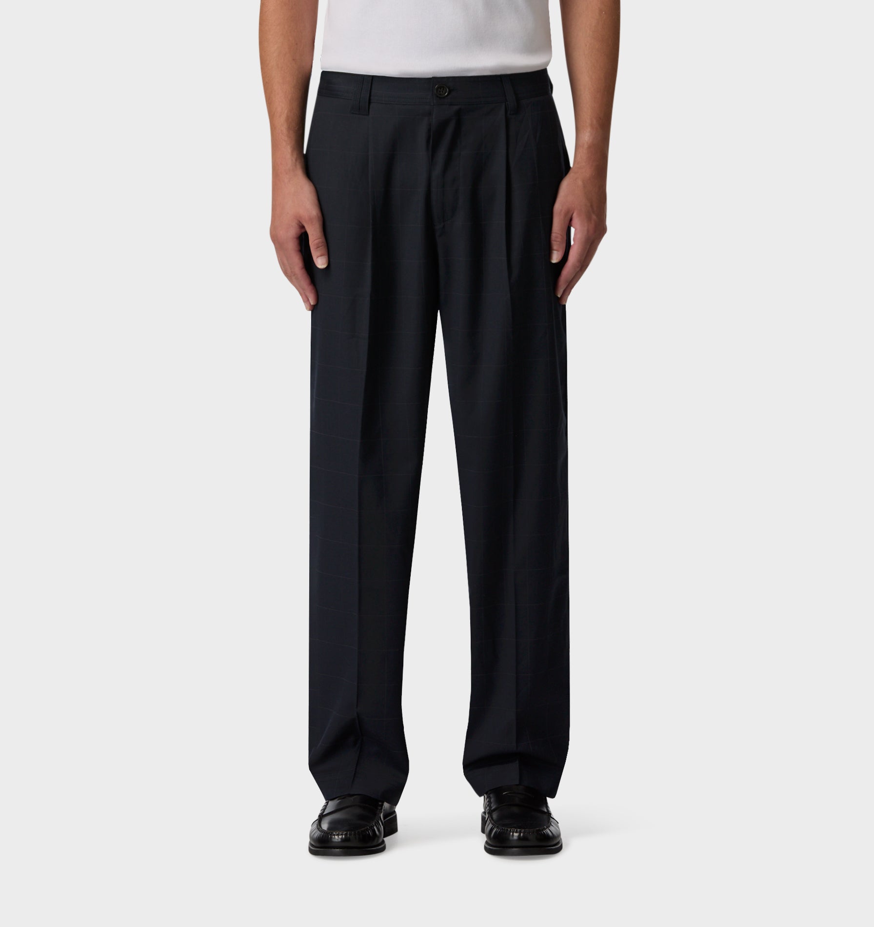 Winston Pant - Navy Checker