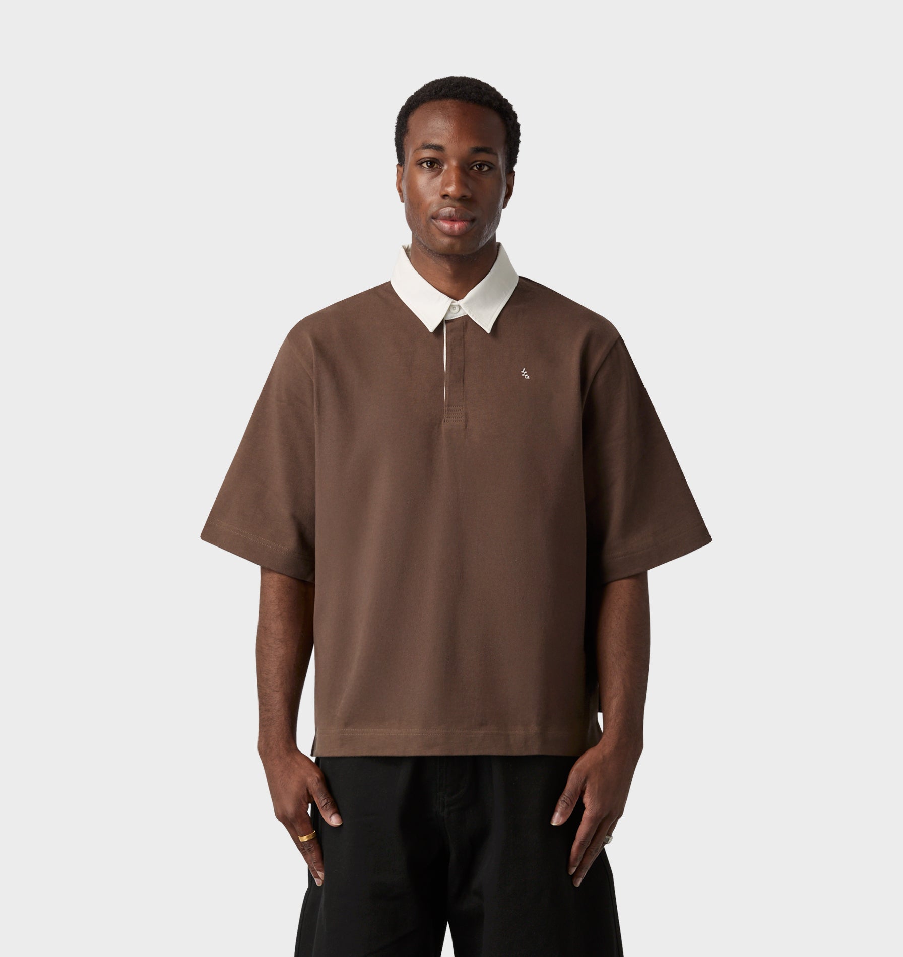 Ardie SS Polo - Fossil Brown