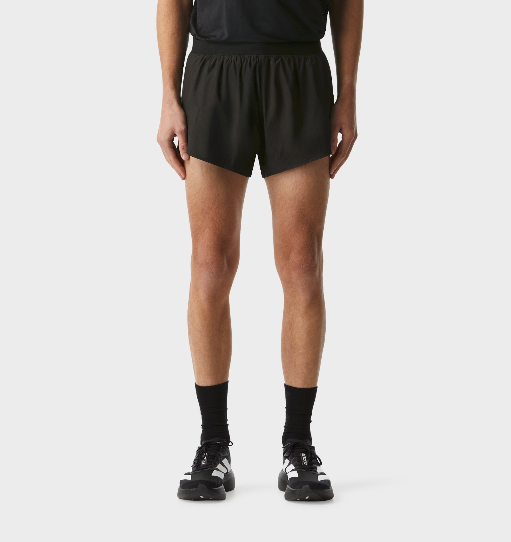 Active 3 Inch Split Short - Black