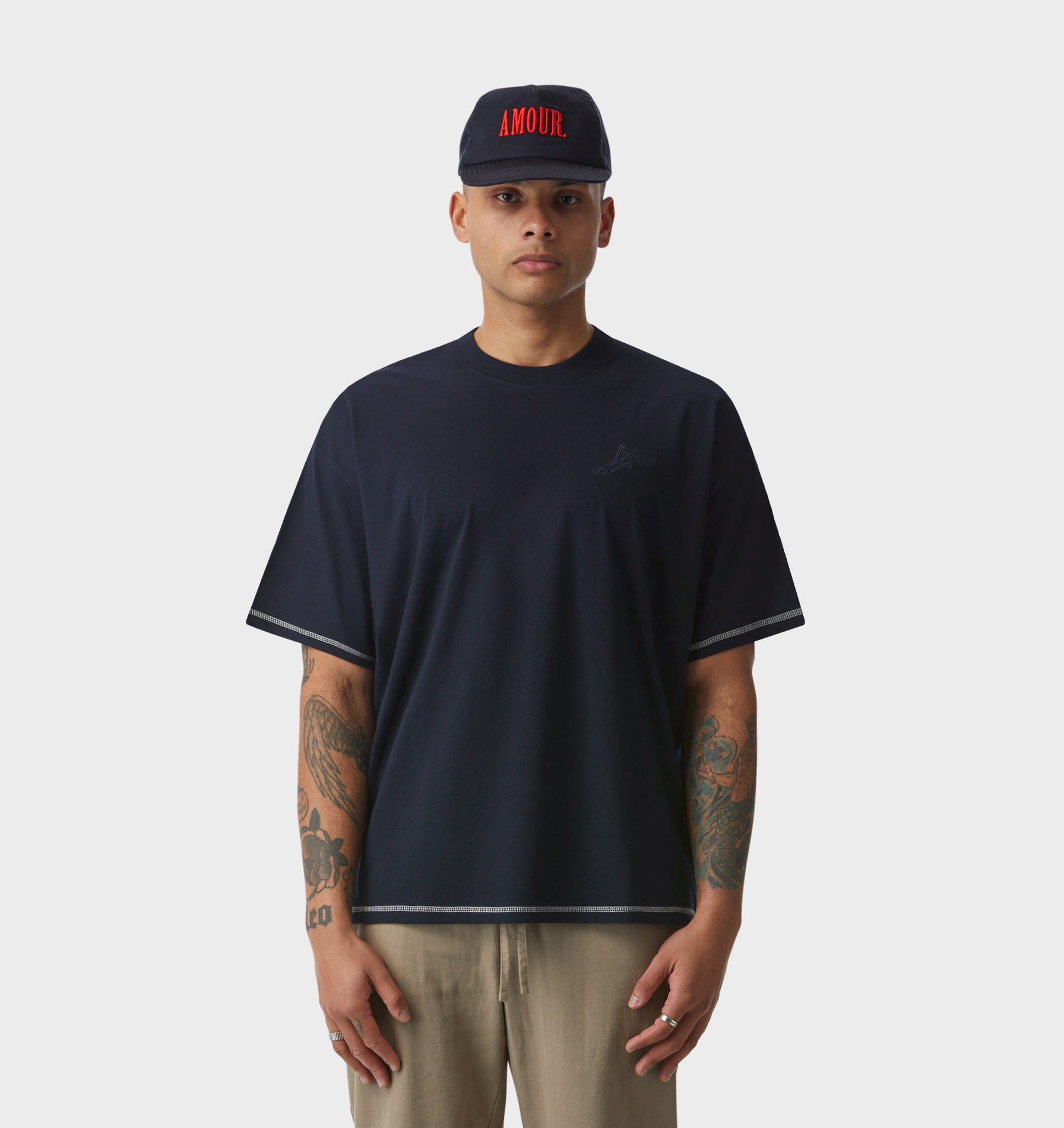 Quality Goods Box Tee 2.0 - Midnight Navy