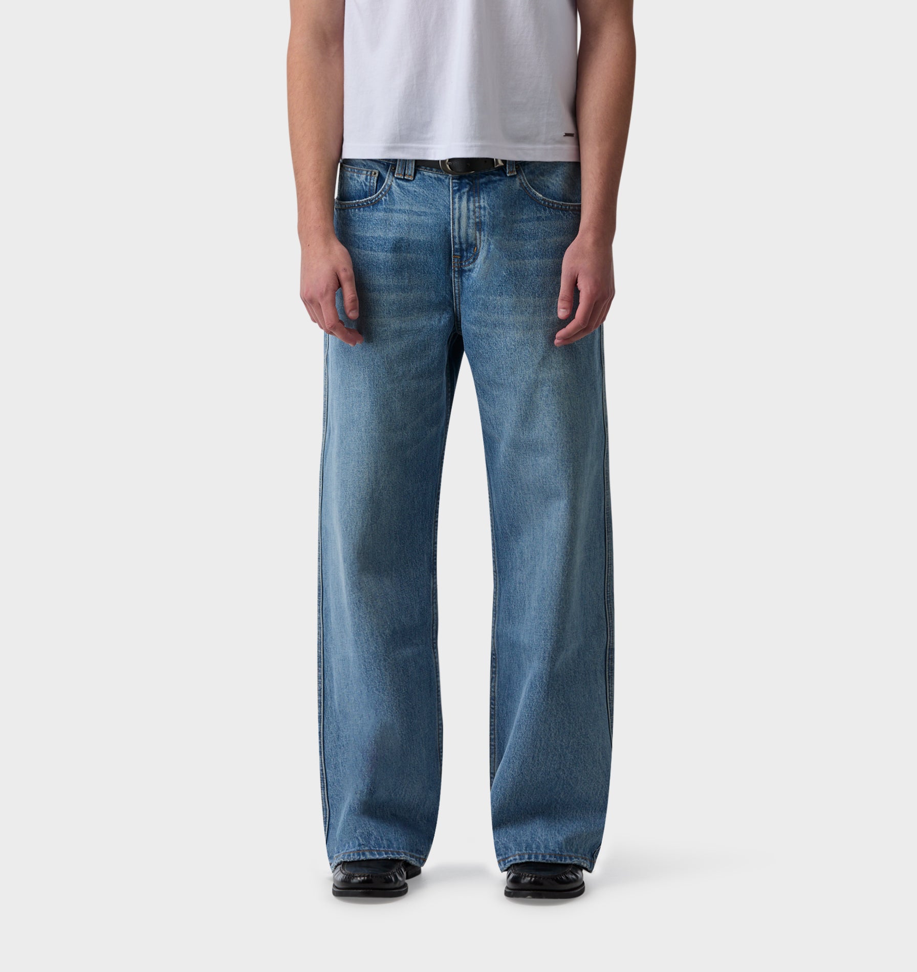Dallas Loose Denim - Washed Vintage Blue | I Love Ugly US