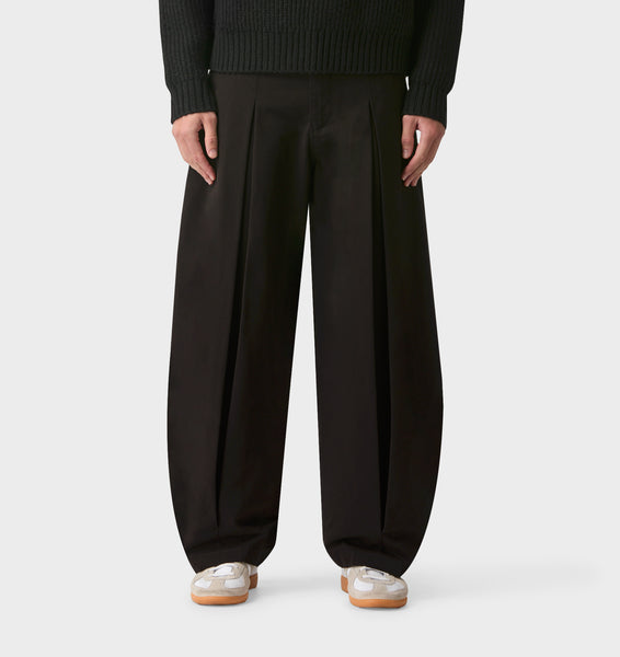 Box Pleat Pant - Black | I Love Ugly US