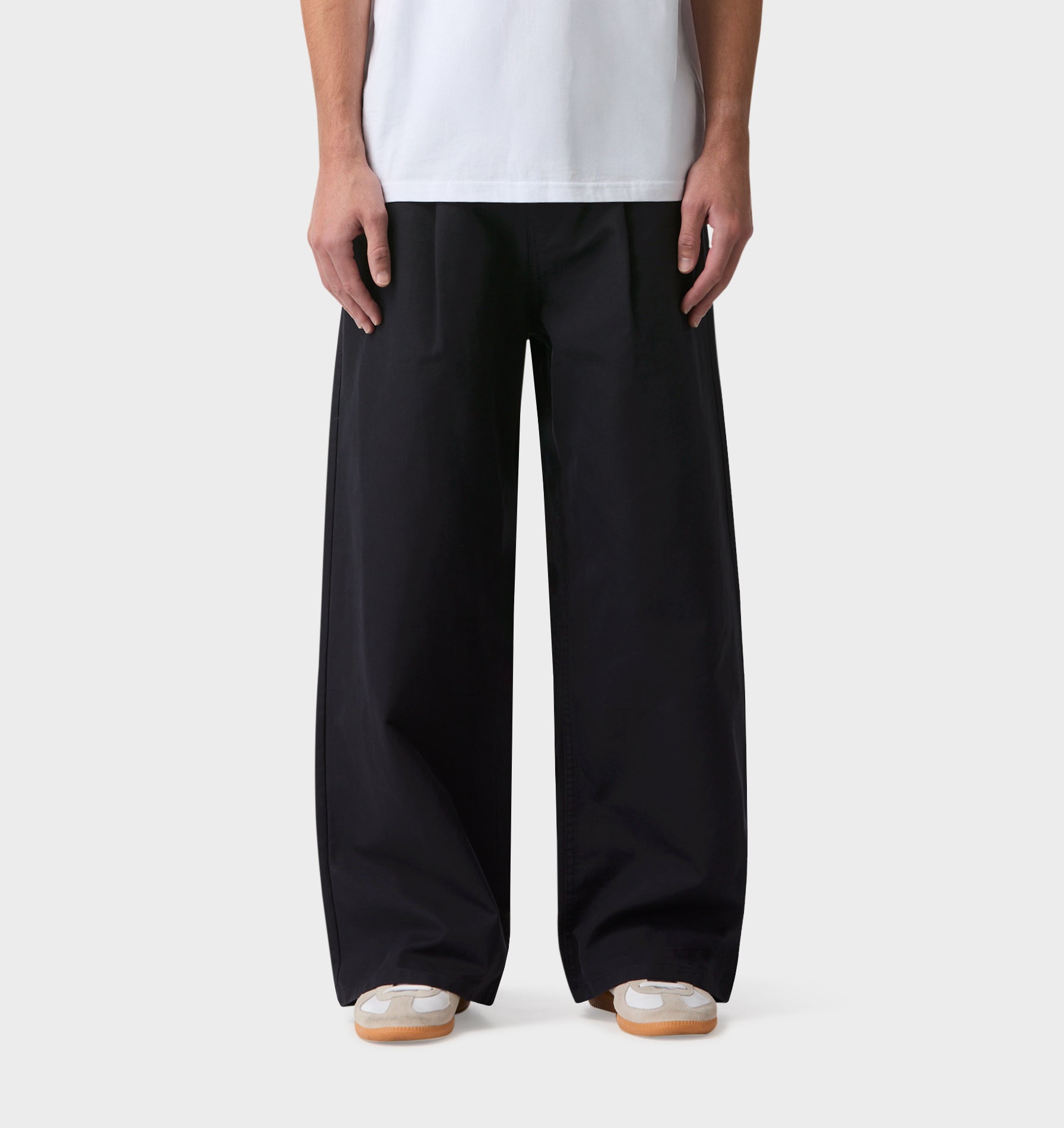 Pleat Canvas Pant - Indigo | I Love Ugly US