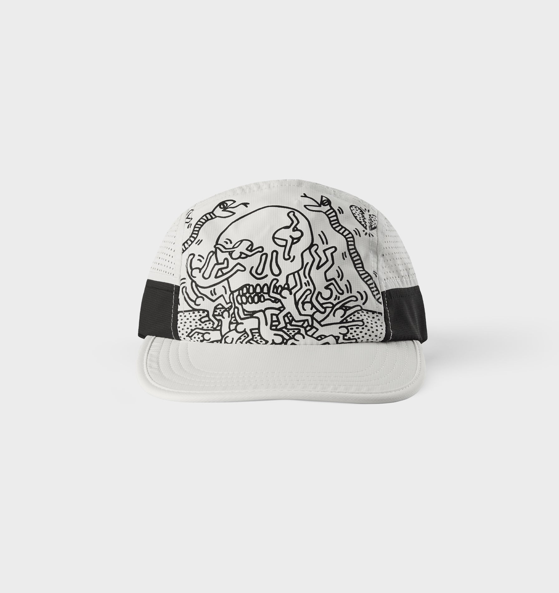 KH Chaos Active 5 Panel Cap - Off White