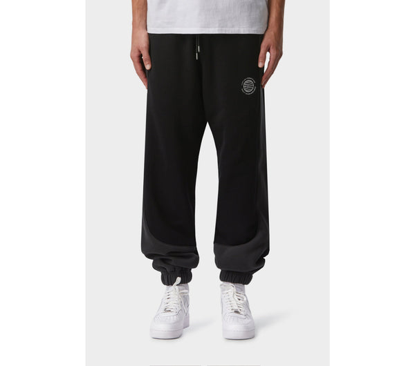 Piped Bobby Trackie - Black/Charcoal