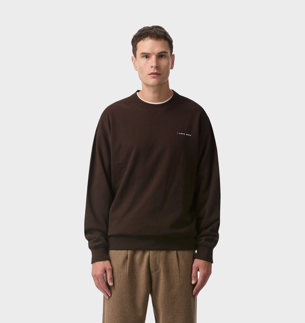 Oversized Crew - Coffee Bean