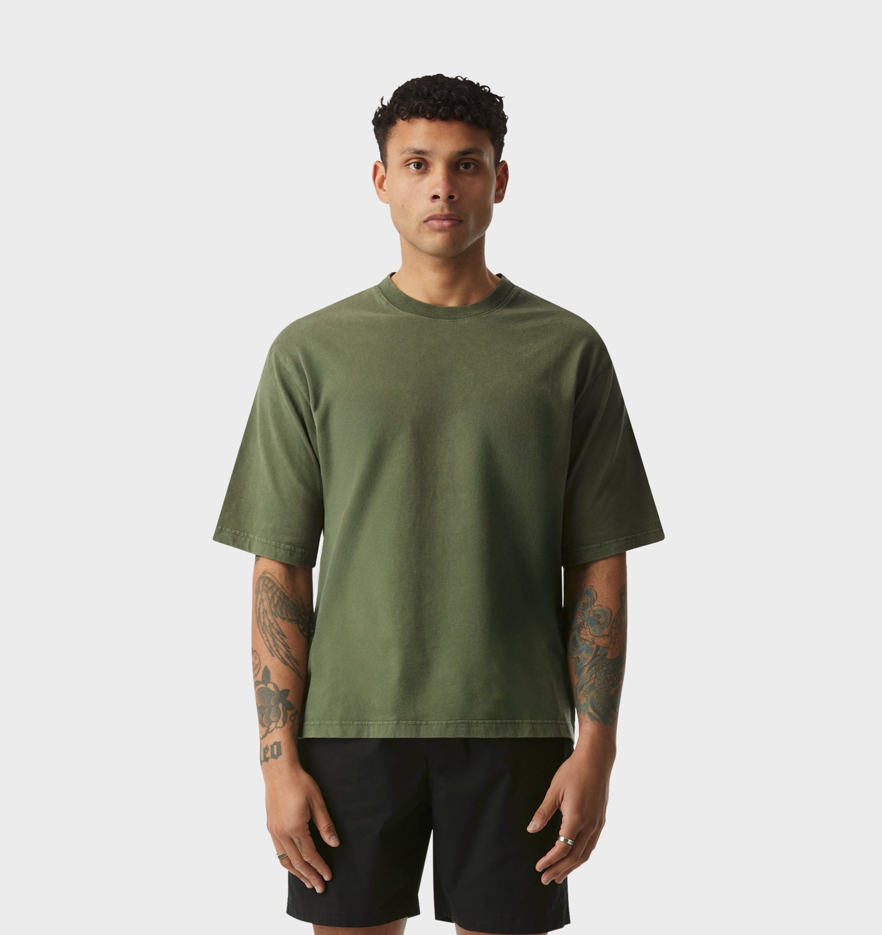 Isaac Cotton Tee - Acid Green