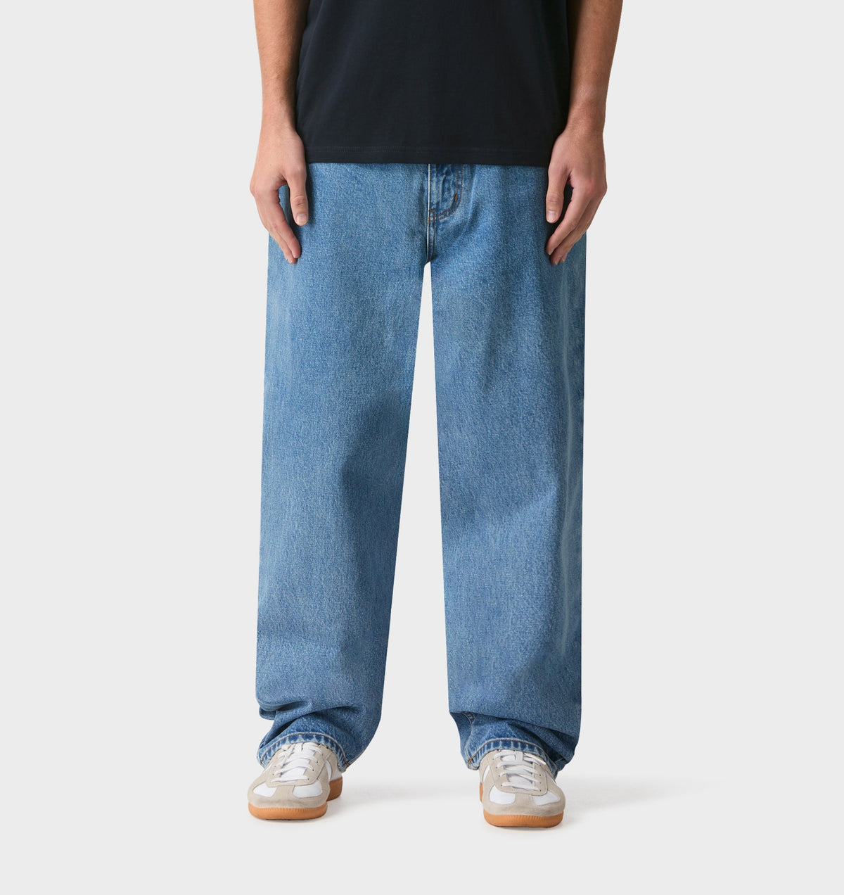 Edgar Wide Denim - Washed Vintage Blue