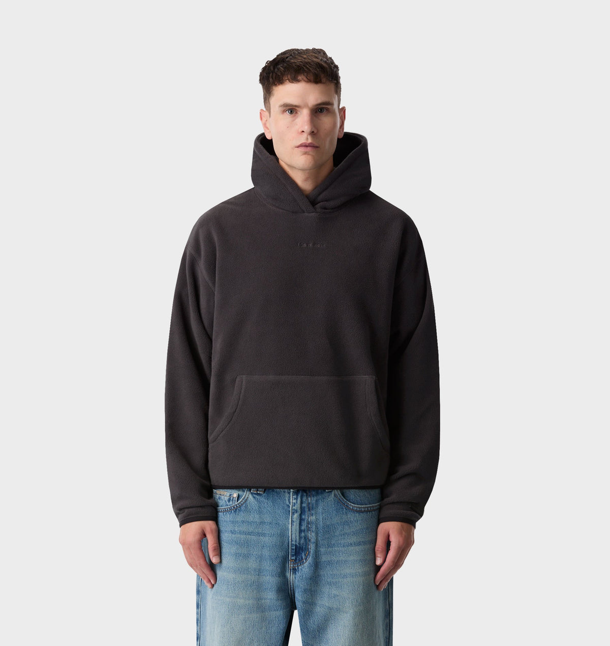 Polar Fleece Hood - Charcoal