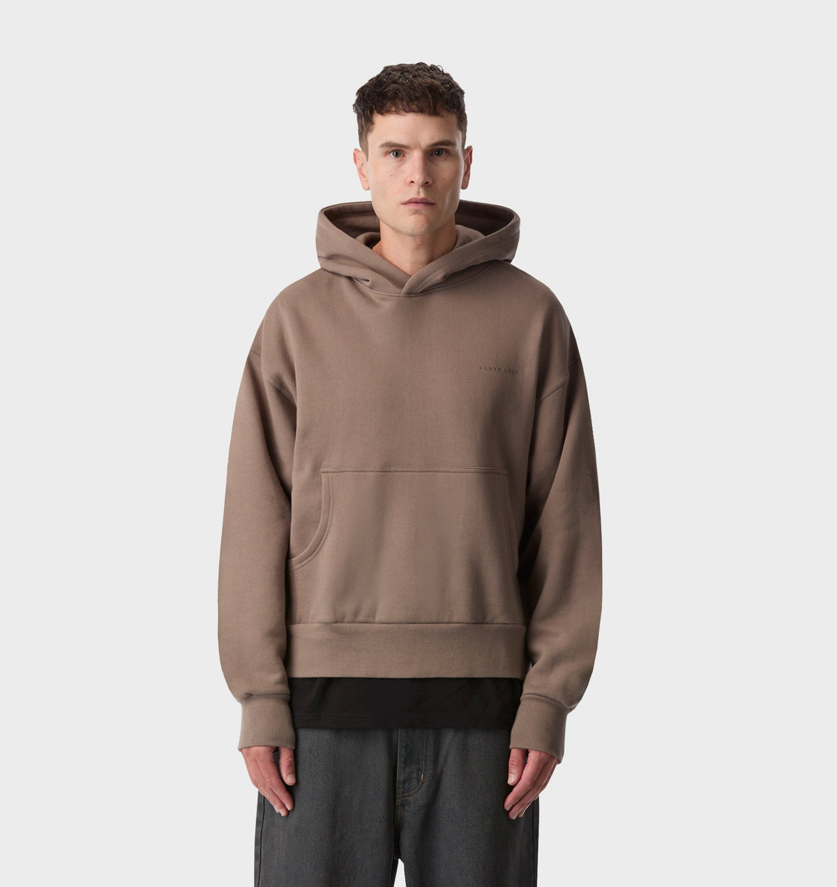 Crop Box Hood - Mushroom