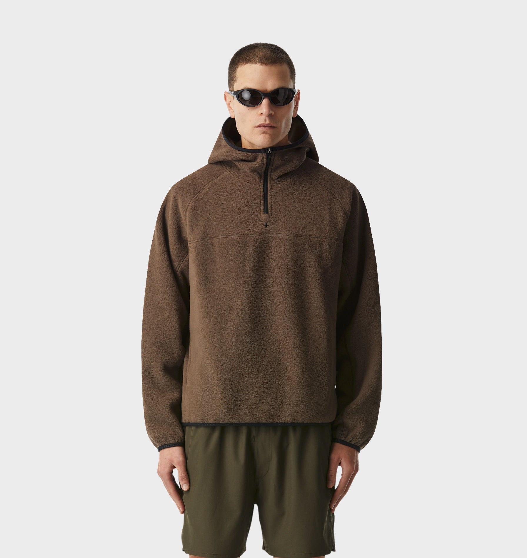 Active Hooded Fleece - Nutmeg