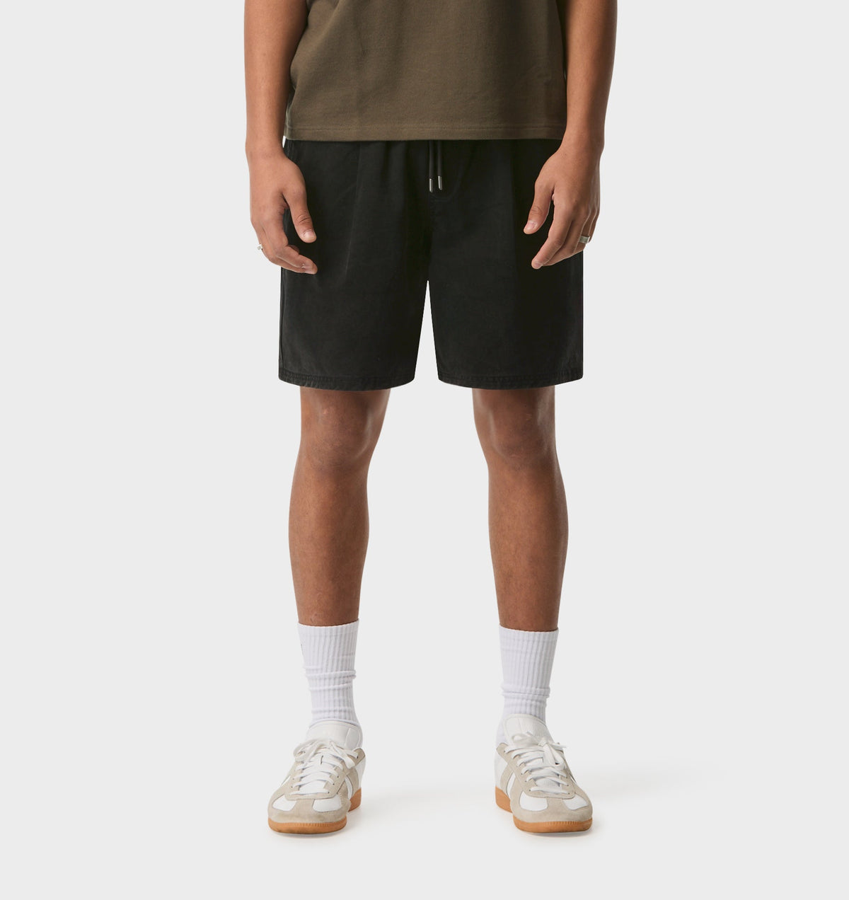 Michael Pleat Short - Black