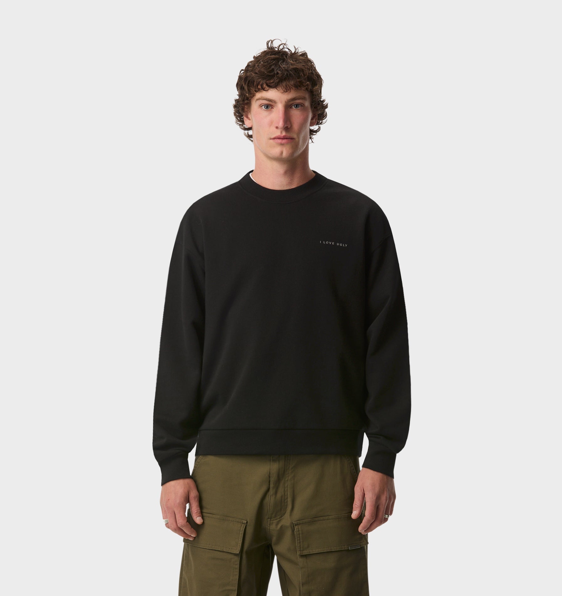 Oversized Crew - Black