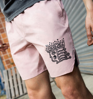 RebelYuth X ILU Active 7 inch Short - Dusky Pink