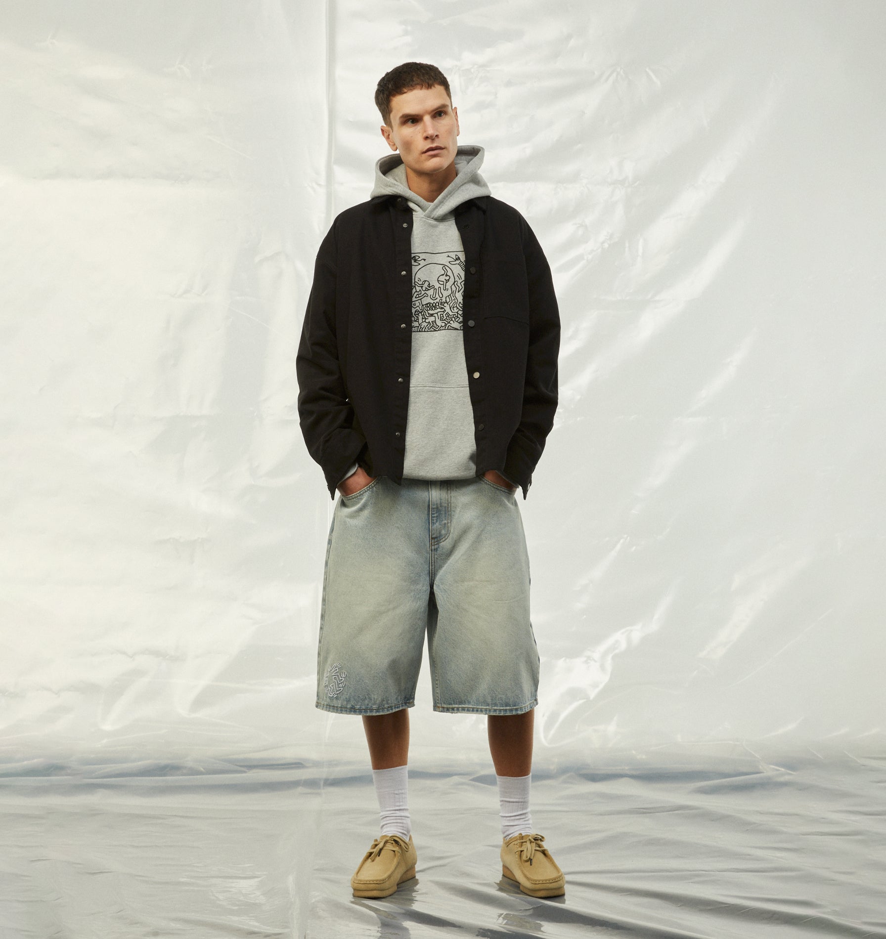 KH Wyatt Short - Light Vintage Blue