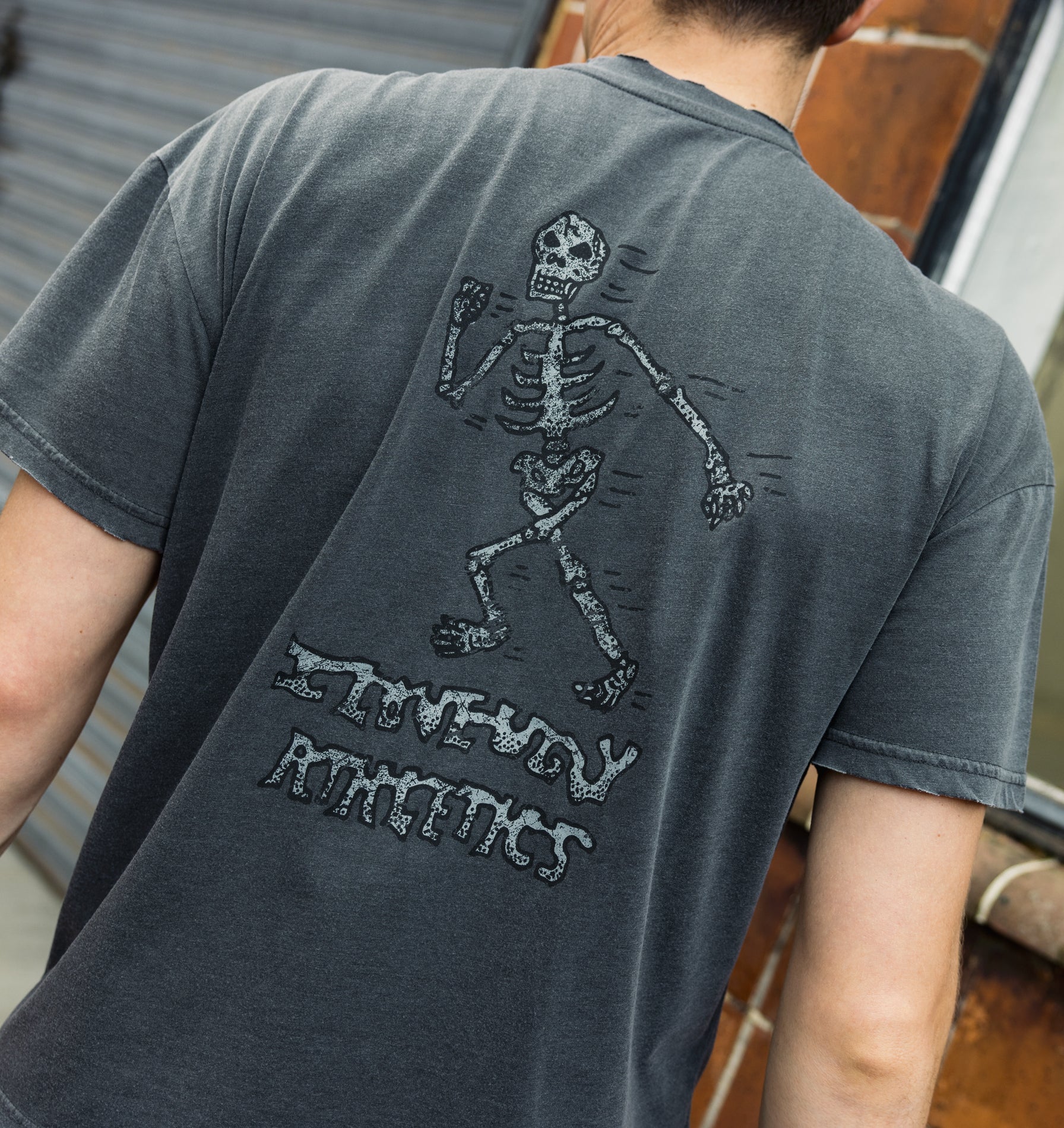 Rebelyuth Active Crop Tee - Washed Black