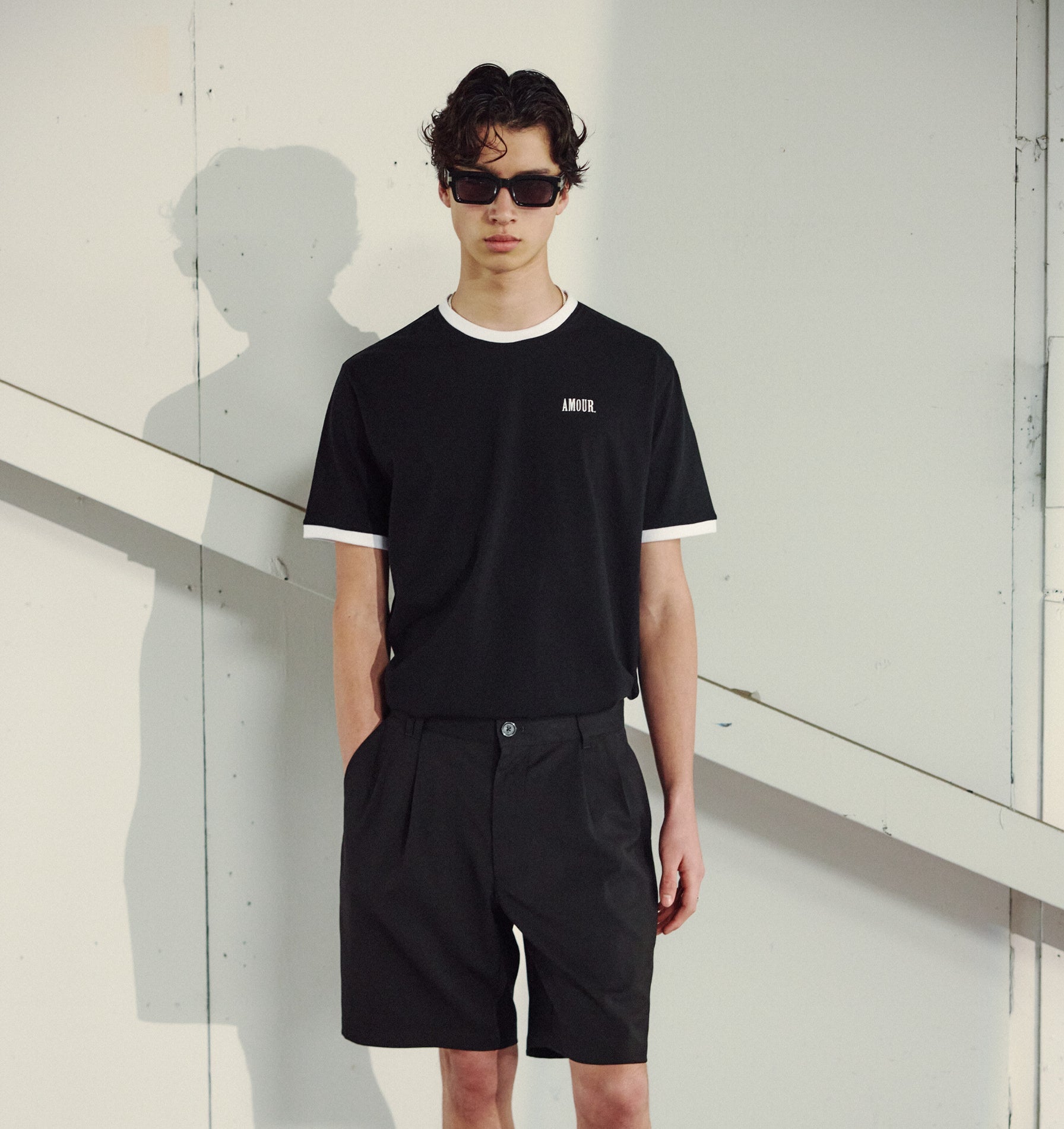 Jeremy Ringer Slim Tee - Black/White