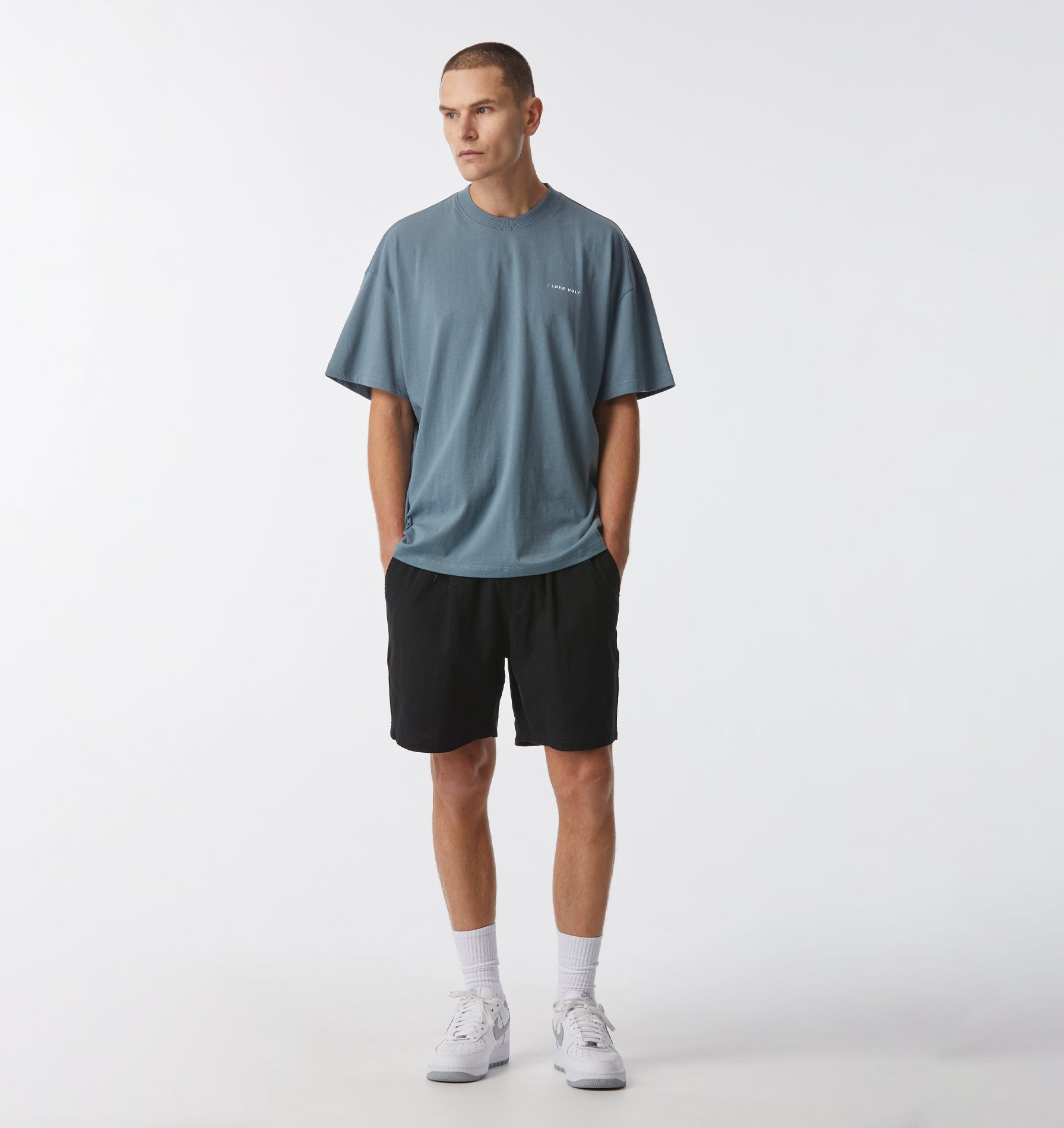 Box Tee 2.0 - Fog Blue