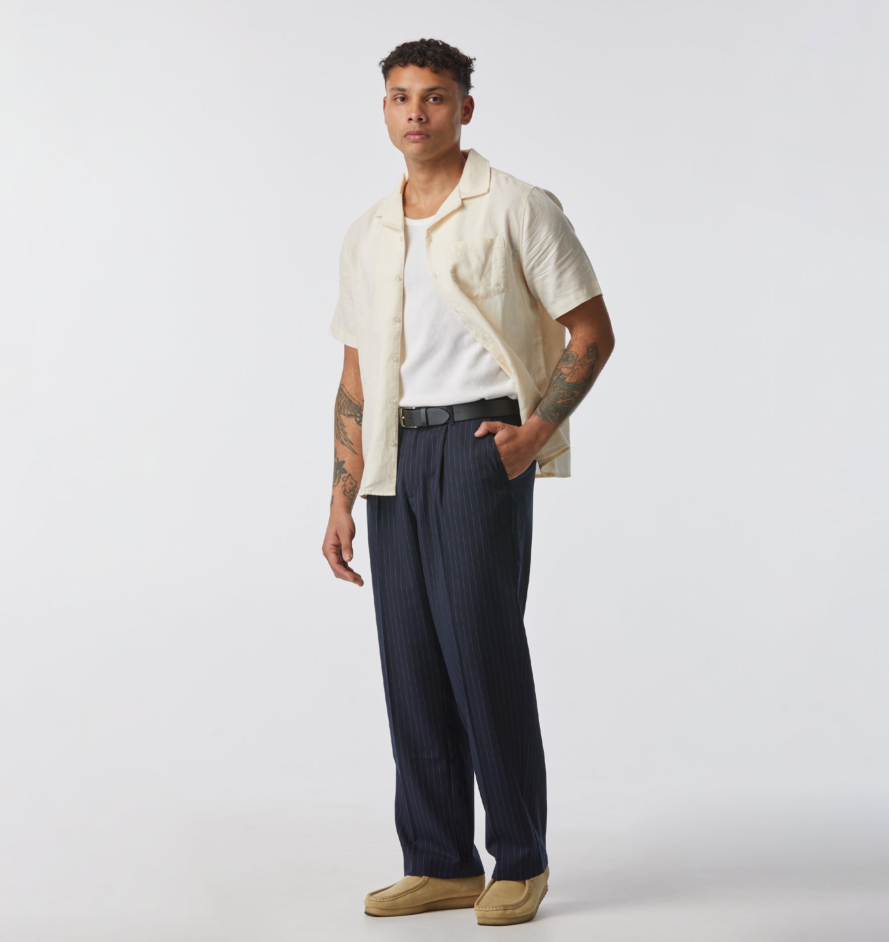 Winston Pant - Blue Pinstripe