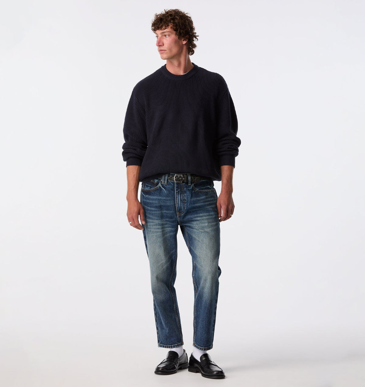 Cropped 90s Denim - Vintage Indigo