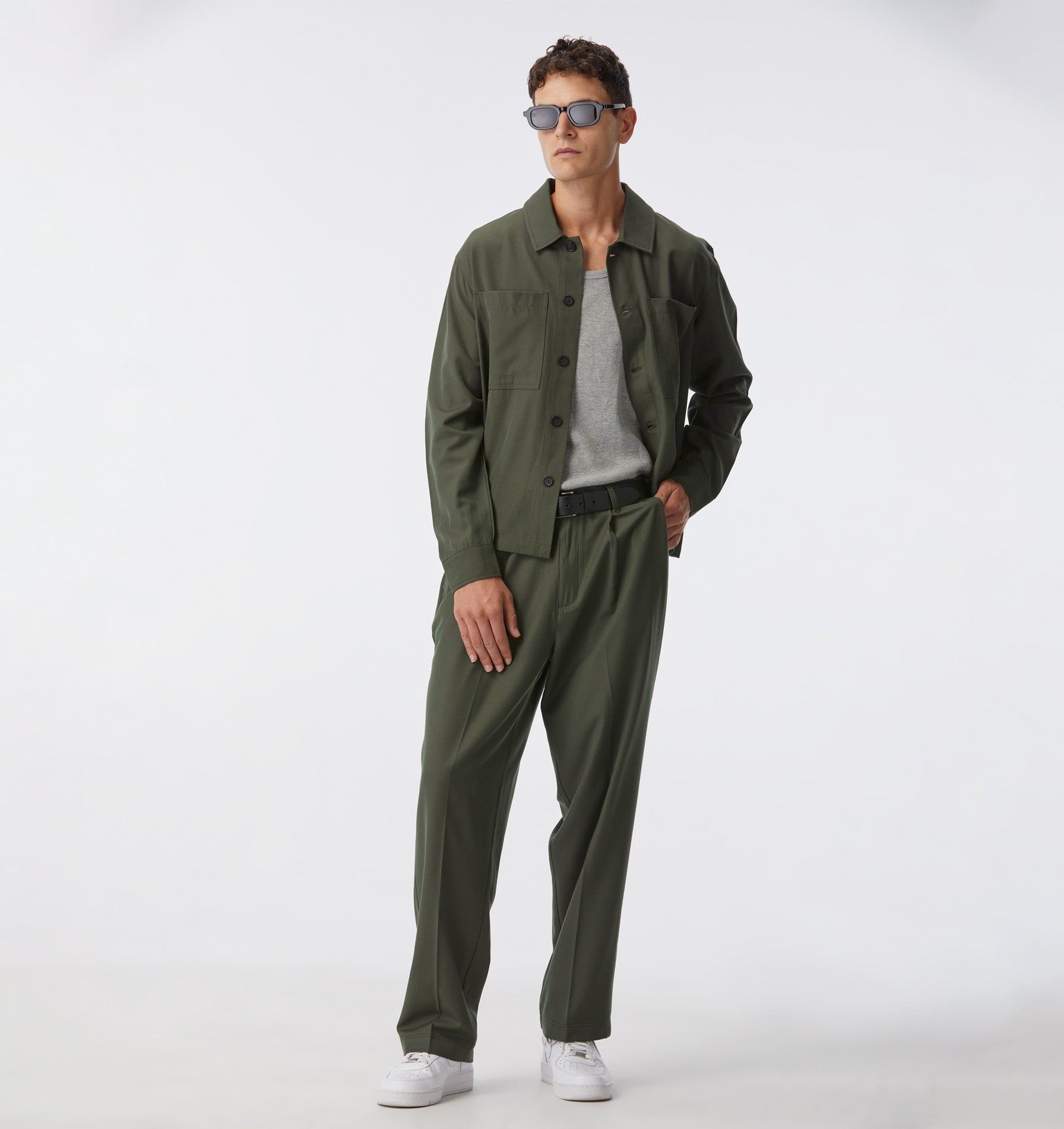 Winston Tailored Pant in Smokey Green | I Love Ugly US