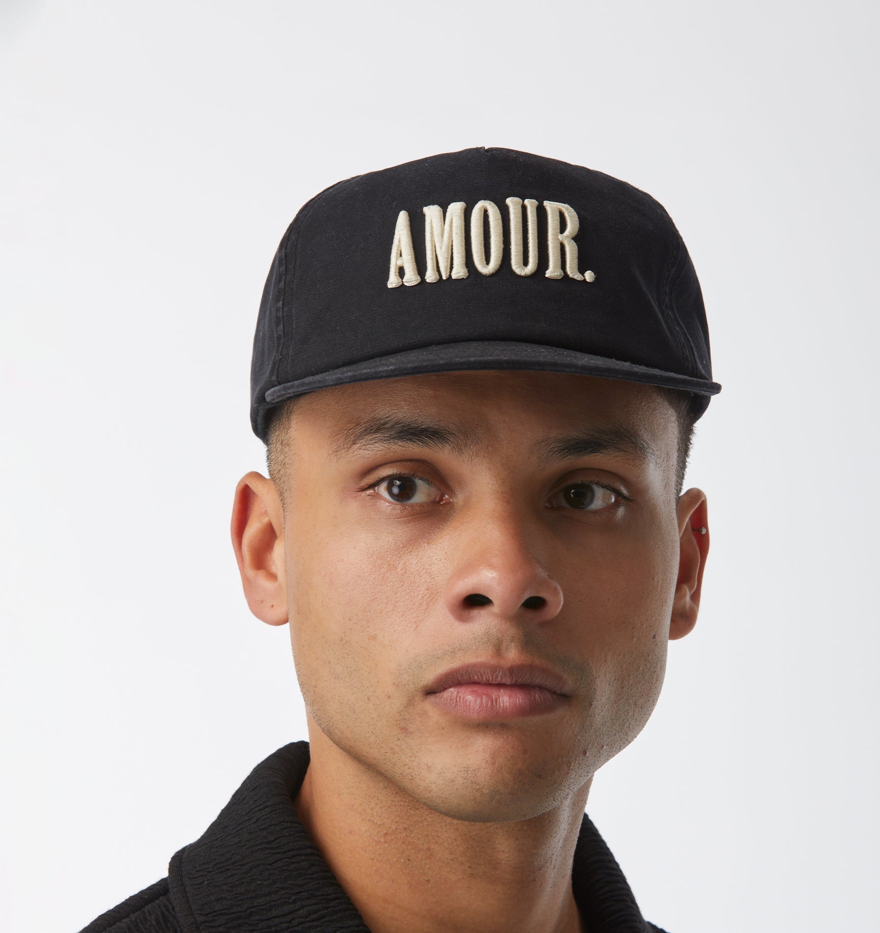 Amour Ryder Cap - Black/Off White