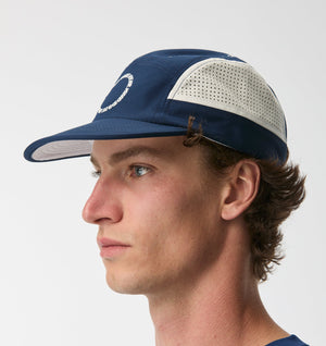 Active Fear 5 Panel Cap - Royal Blue/White