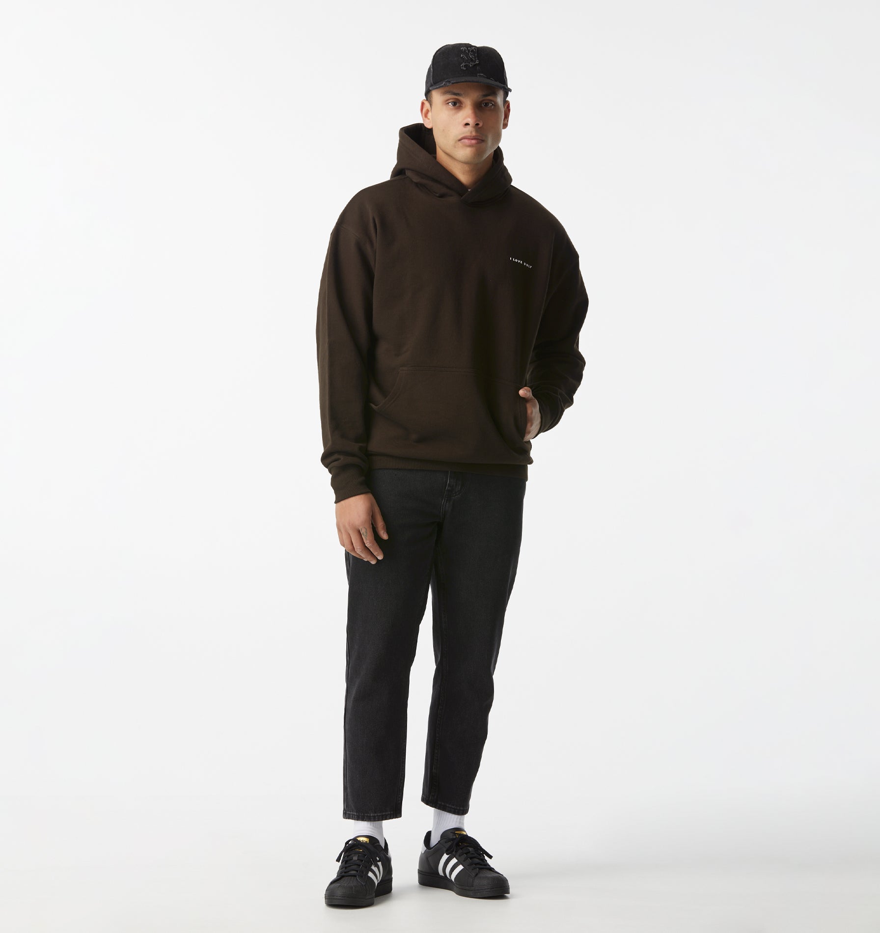 Cropped 90s Denim - Faded Black