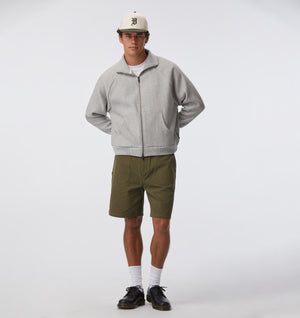 Zip Through Tottenham Pullover - Vintage Grey