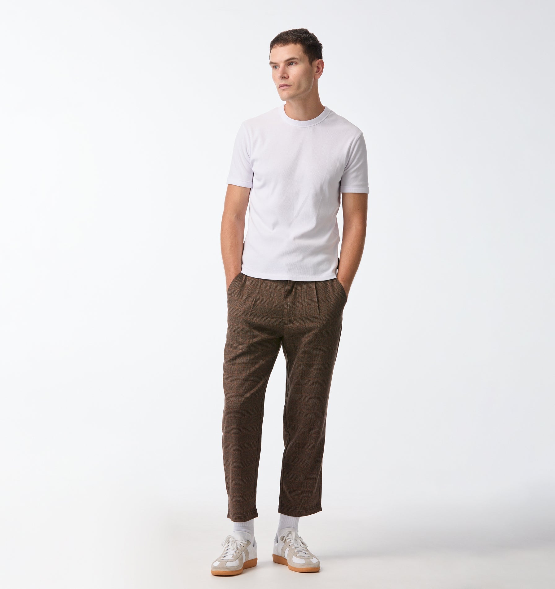 Kobe Pant - Brown Check