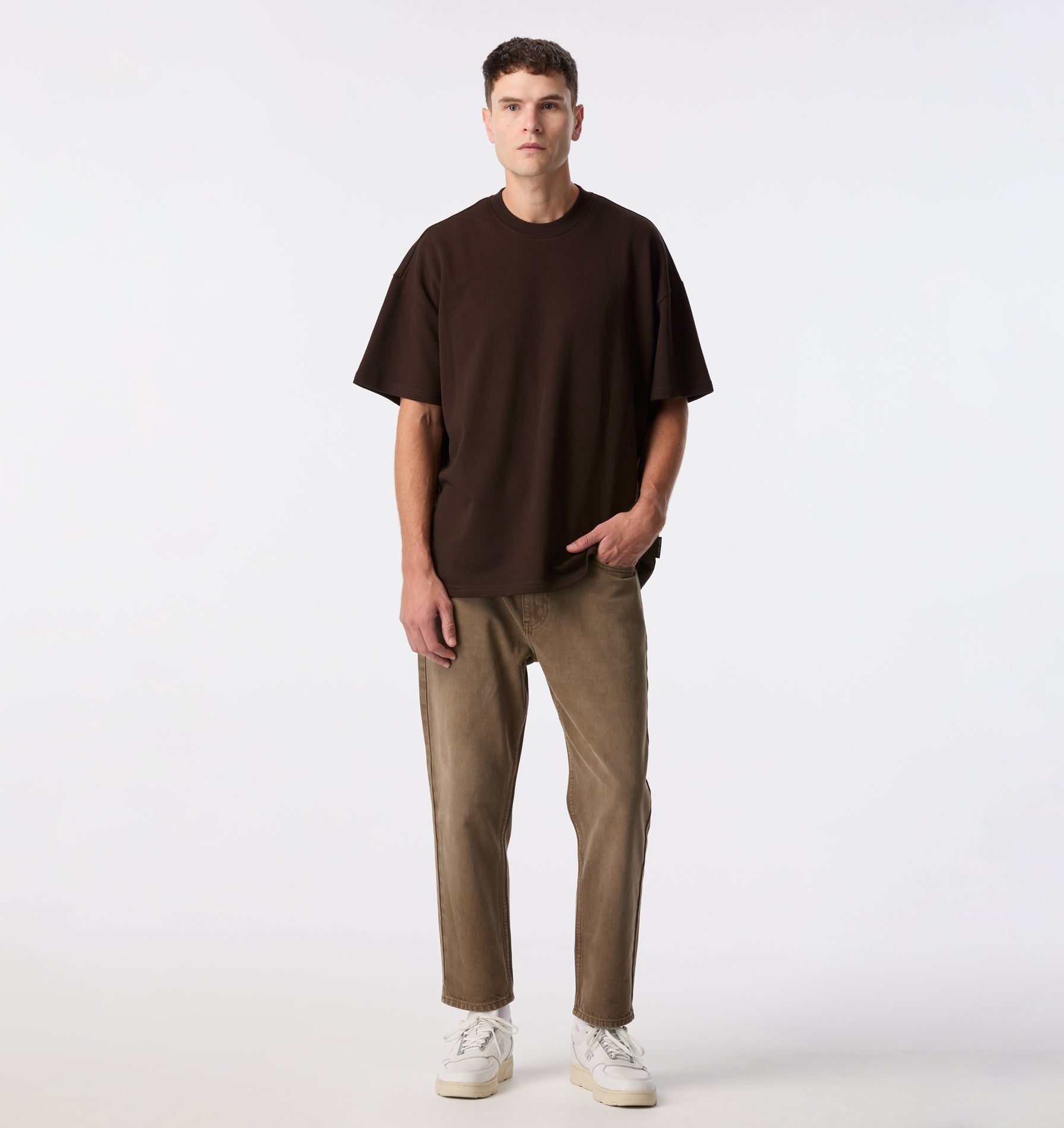 Cropped 90s Denim - Faded Mocha | I Love Ugly US