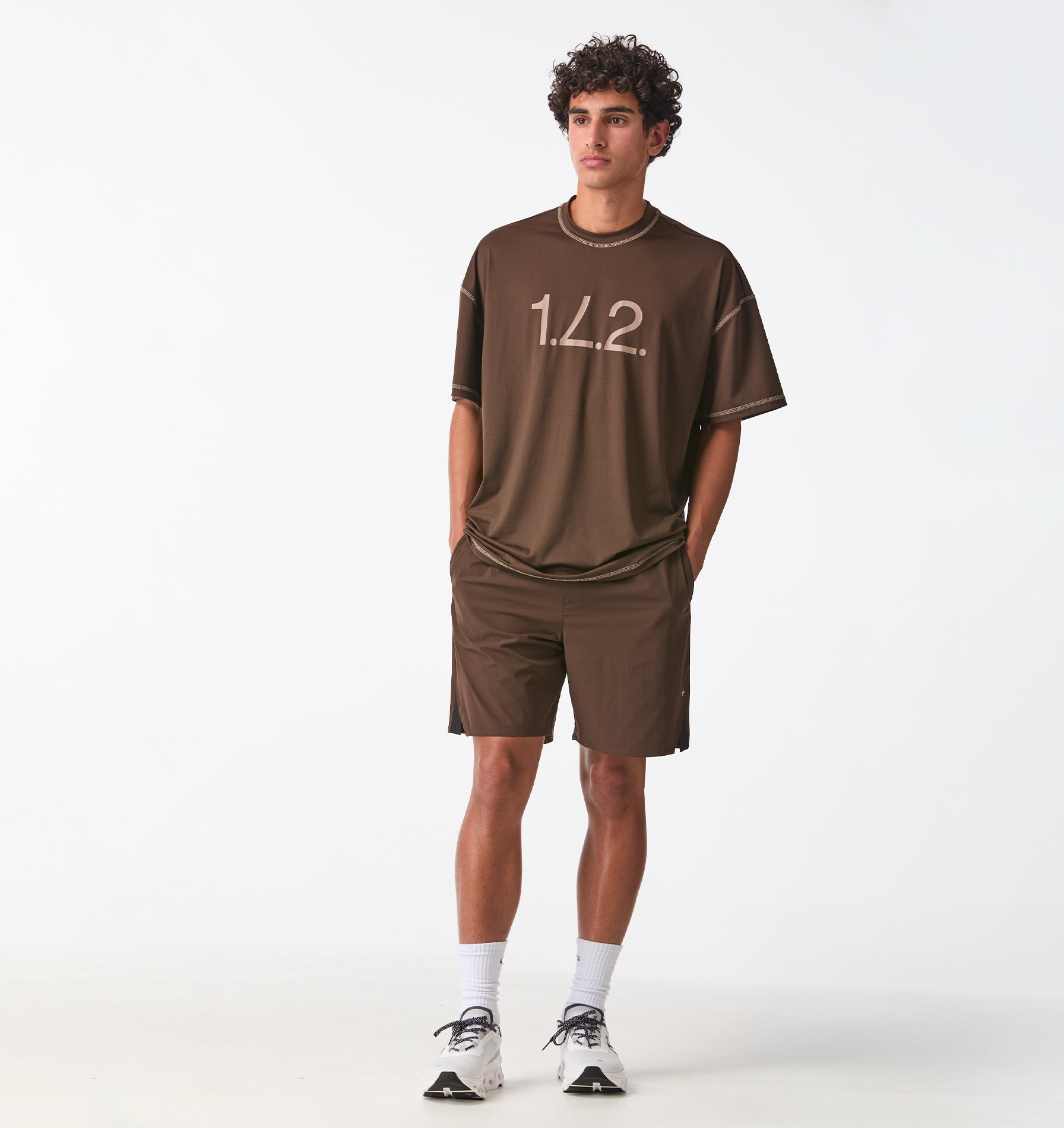172 Active Box Tee - Espresso