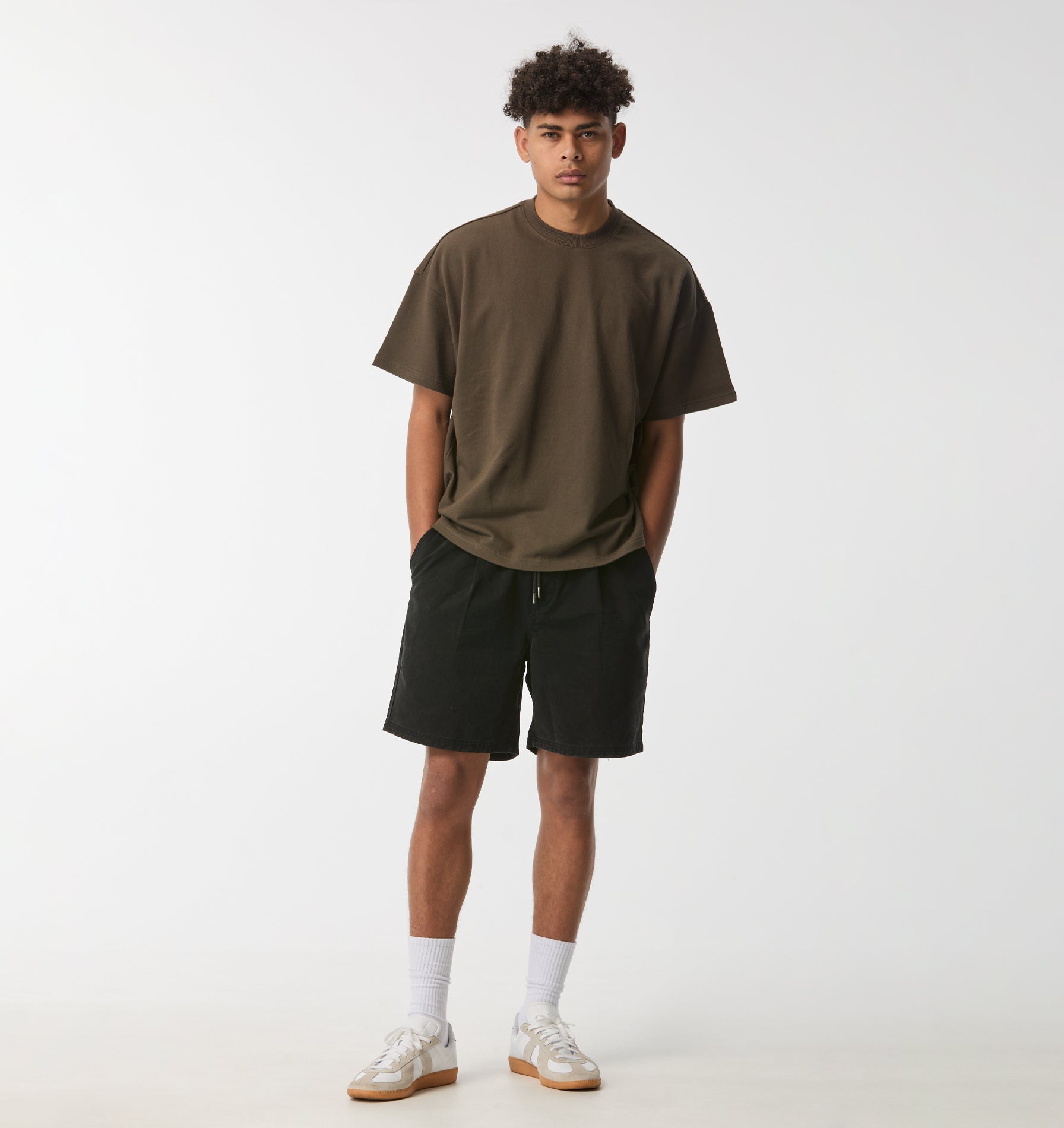 Michael Pleat Short - Black