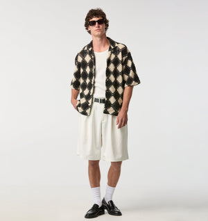 Alby Pleated Short - Off White