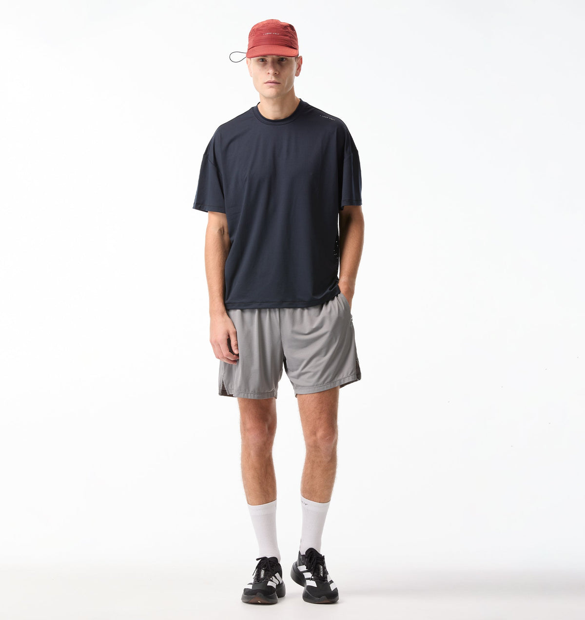 Active Crop Tee - Midnight Navy