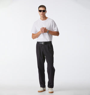 Noah Pleated Pant - Flint