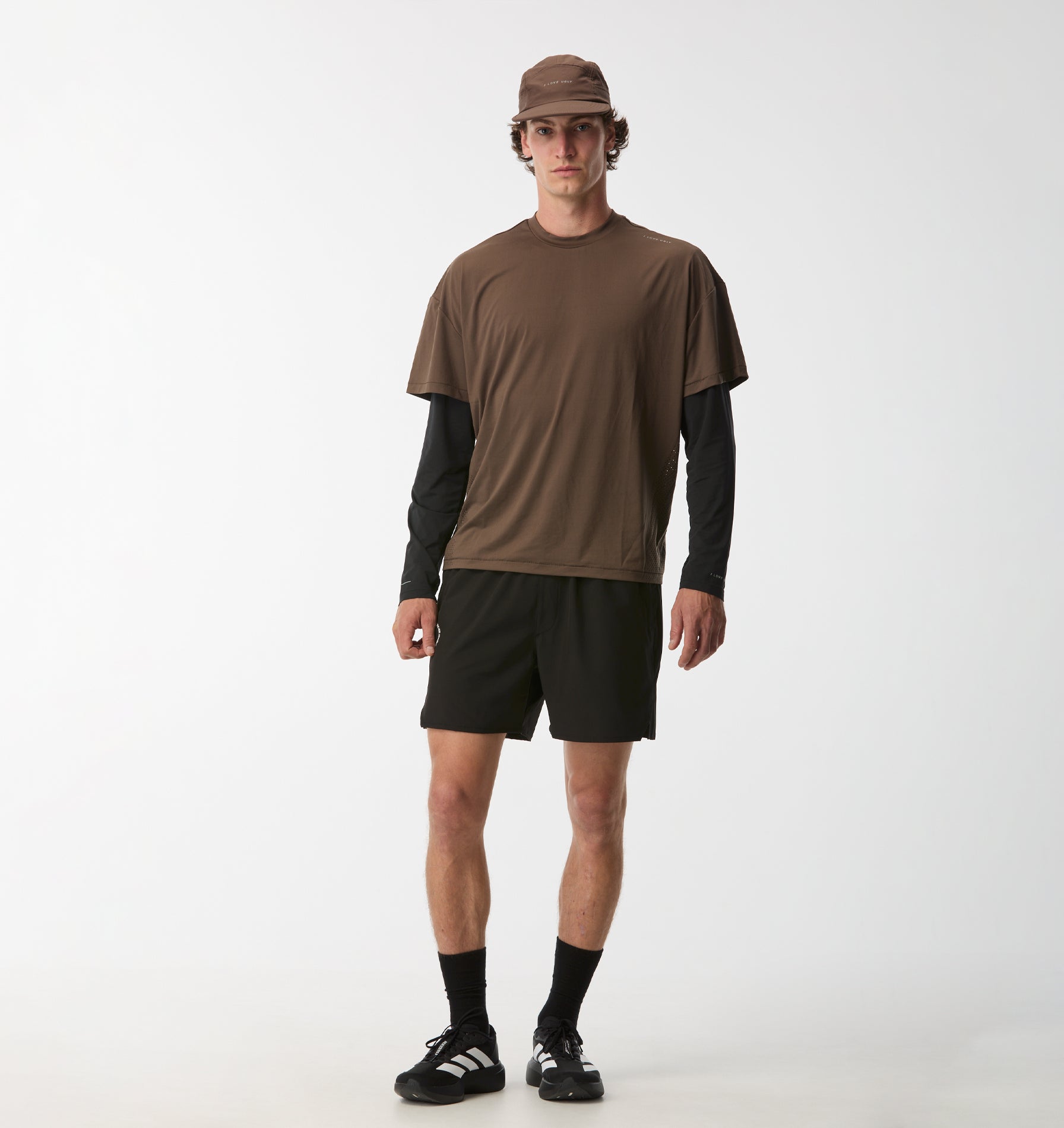 Active Crop Tee - Nutmeg