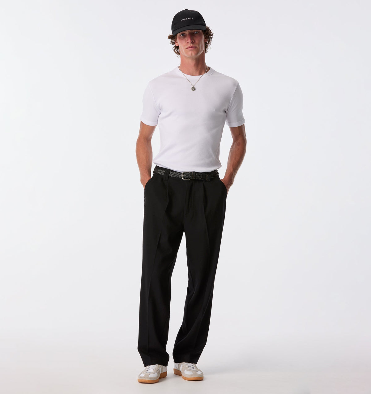Winston Pant - Black Wool