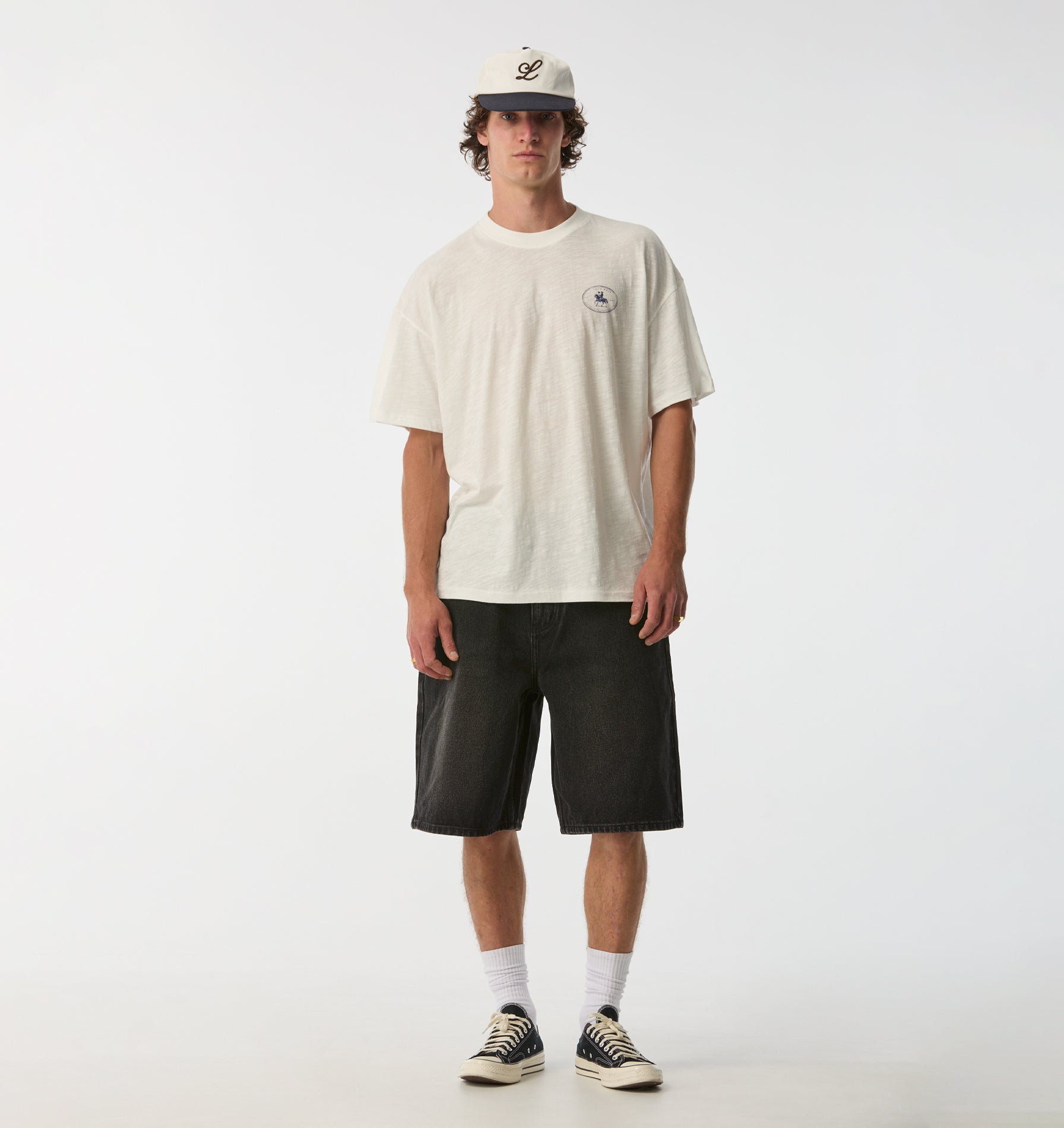 Stampede Slub Box Tee 2.0 - White