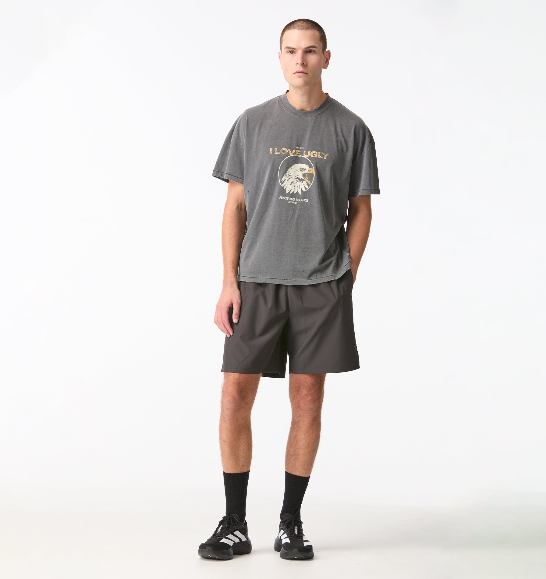 Active 7 Inch Short - Charcoal