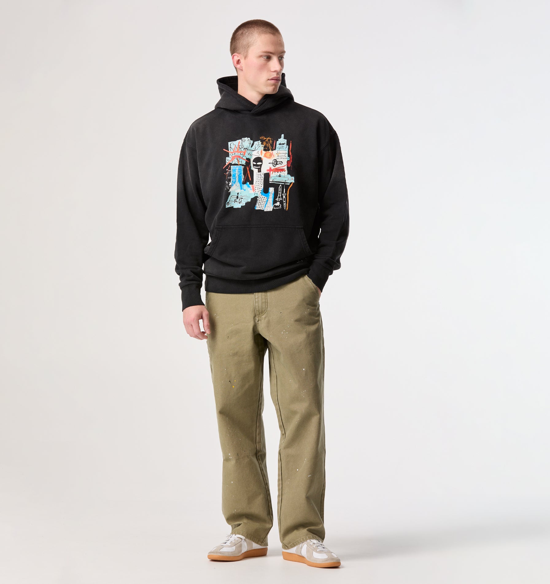 Basquiat Carbon Box Hood 2.0  - Faded Black