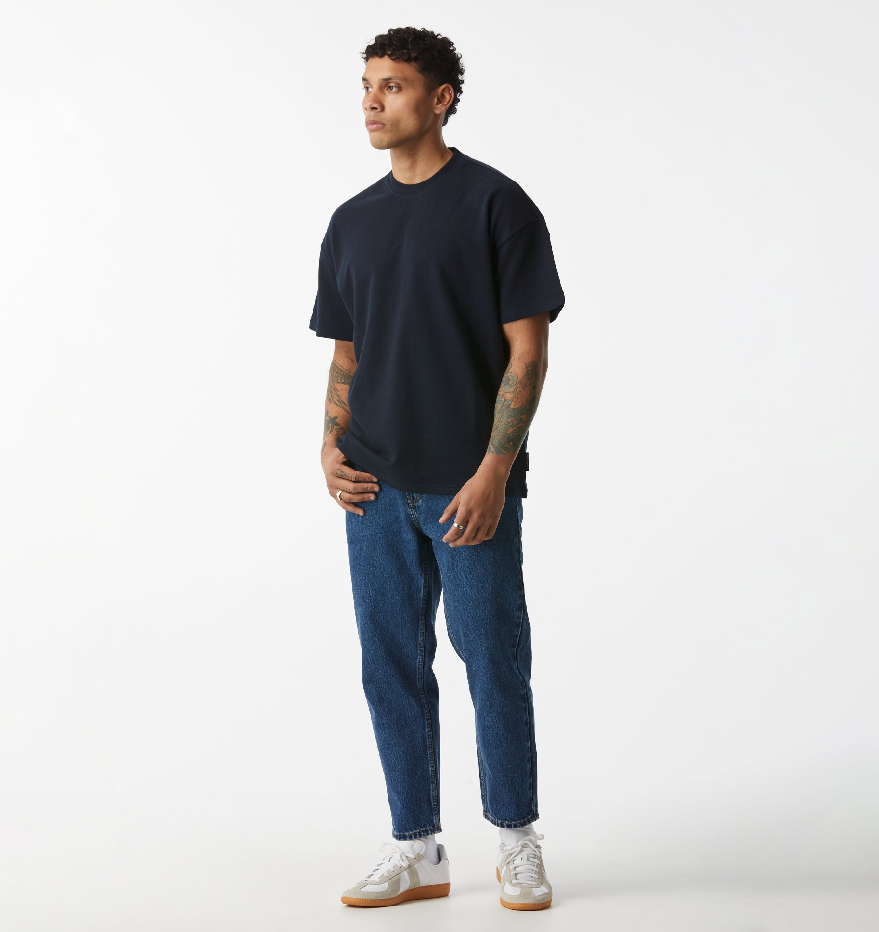 Cropped 90s Denim in True Blue | I Love Ugly US