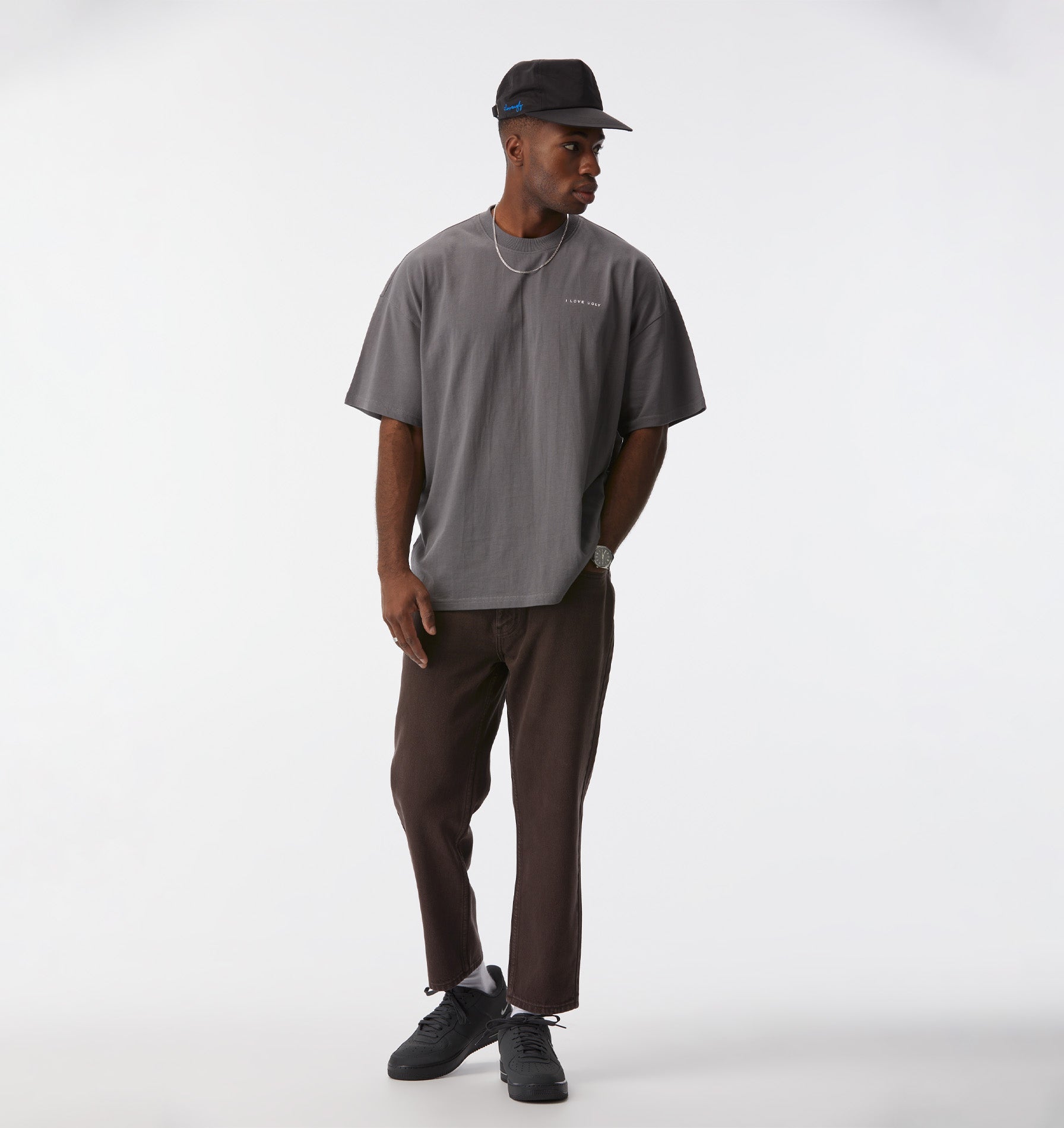 Cropped 90s Denim Pant in Dark Indigo | I Love Ugly US