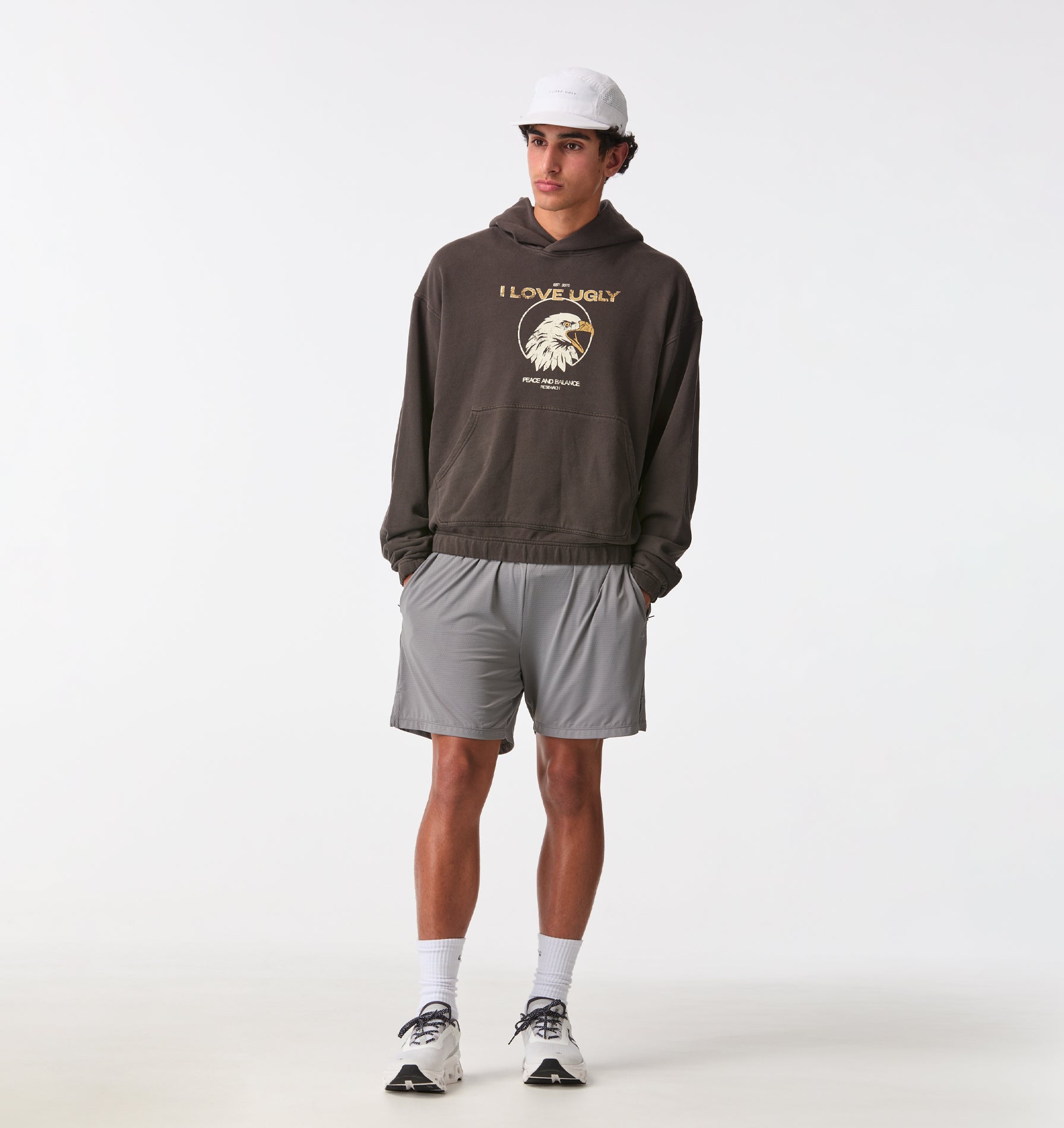 Performance Mesh 2 in 1 Short - Grey