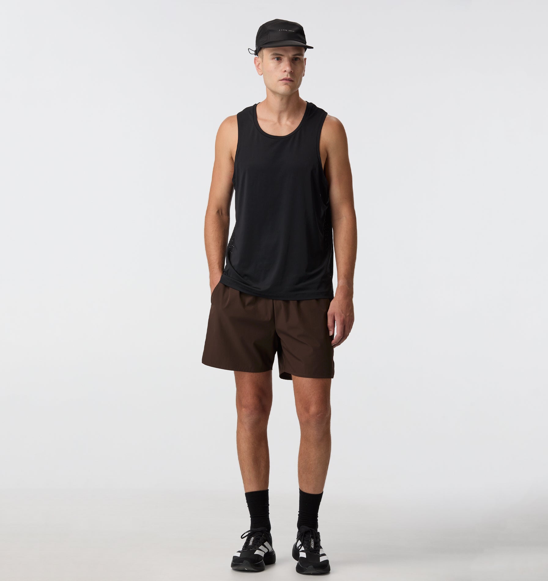 Active 5 Inch Core Short - Espresso