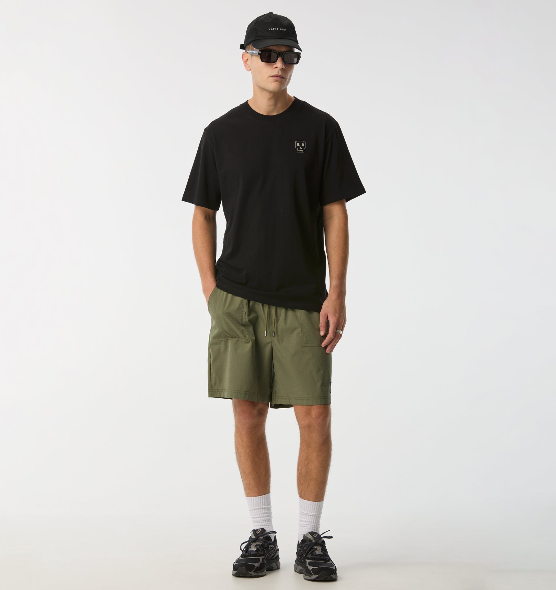 Skull Uniform Tee - Black